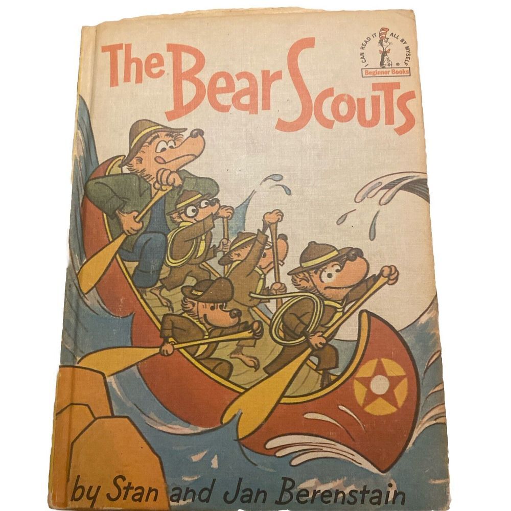 The Bear Scouts Berenstain Bears Beginner I Can Read 1967 Book Club Edition Book